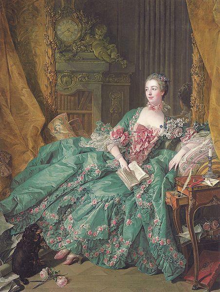 Francois Boucher Portrait de Madame de Pompadour